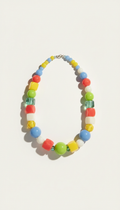 Chunky Glass Bead Vintage Necklace