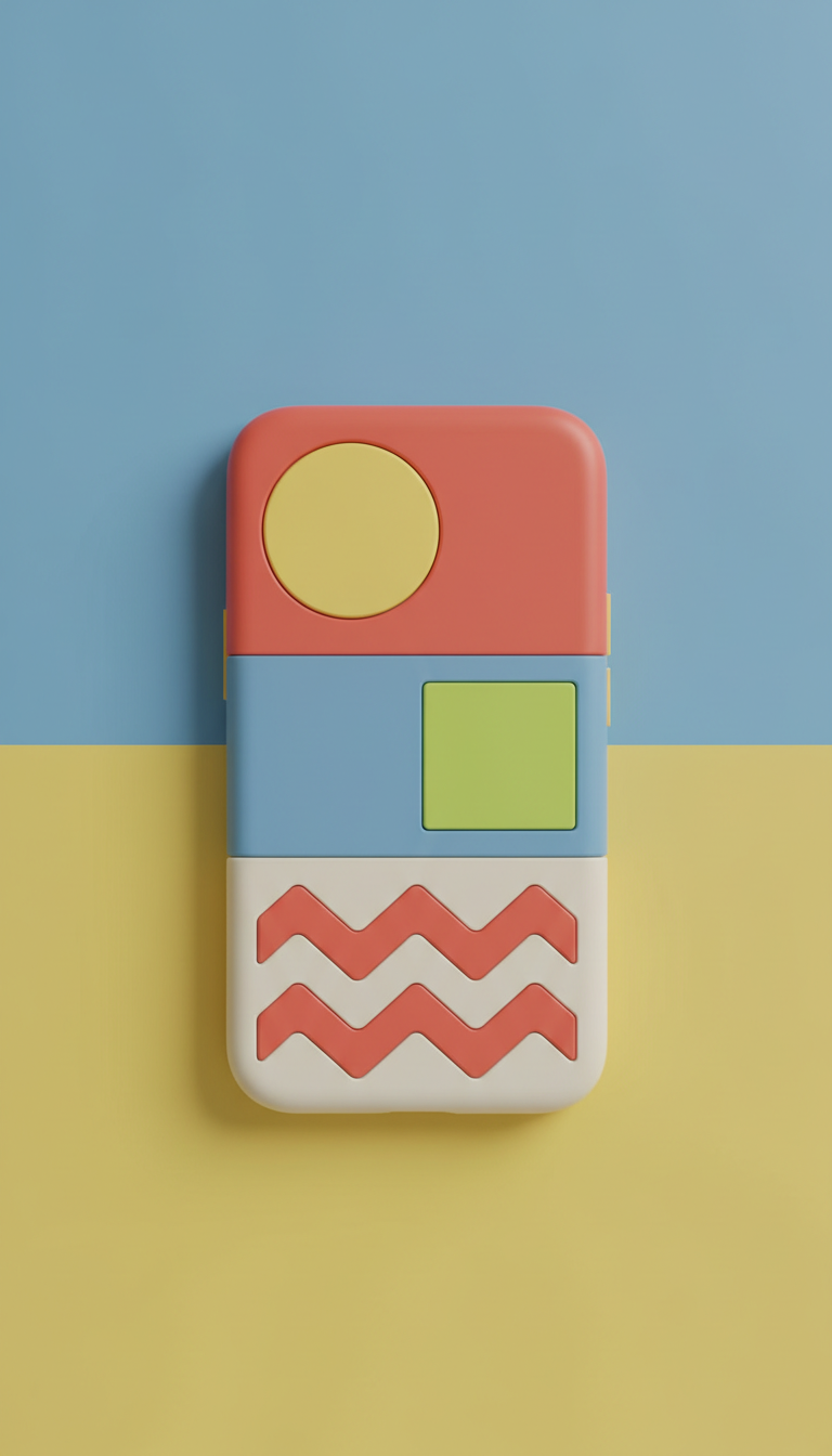 Customizable Retro-Inspired Phone Case
